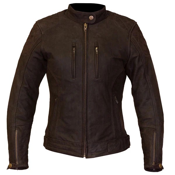 Merlin Merlin Ladies Mia Leather Jacket - Brown